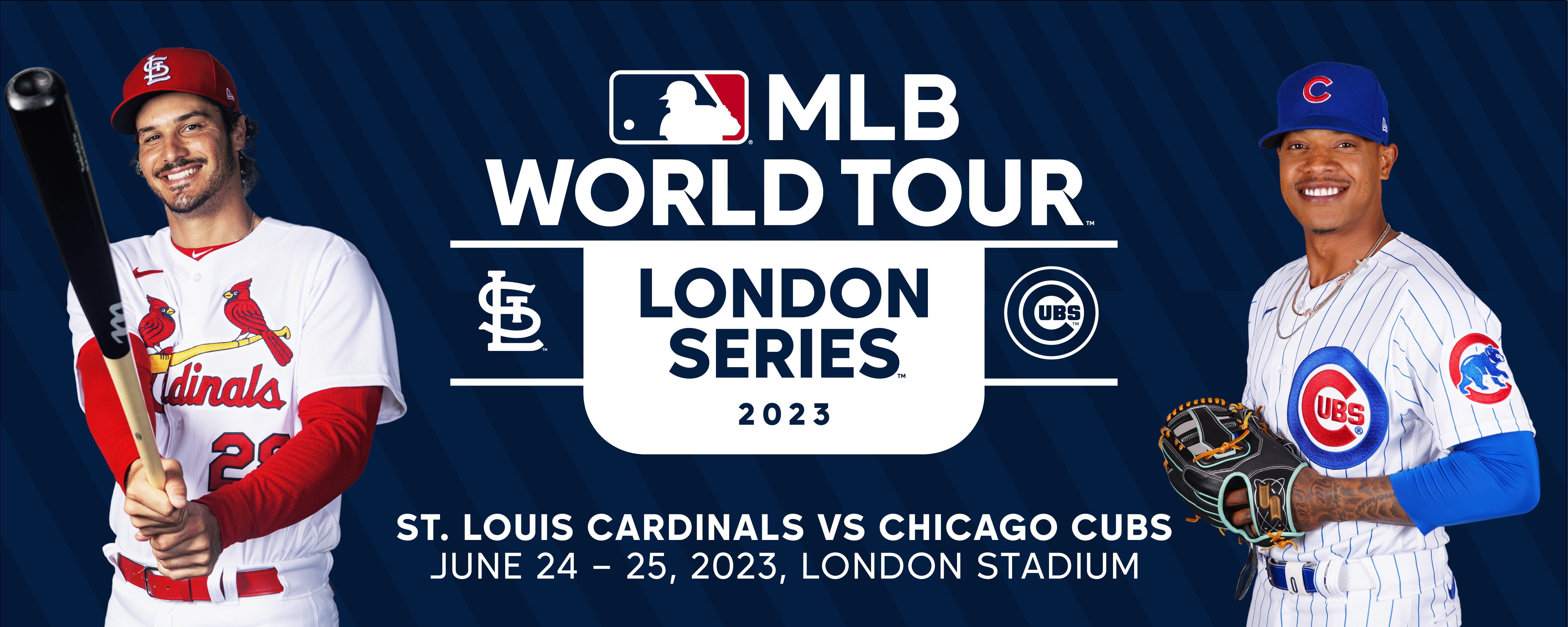 CARDINALS AND CUBS TO PLAY IN MLB LONDON SERIES 2023, PART OF NEW MLB WORLD  TOUR